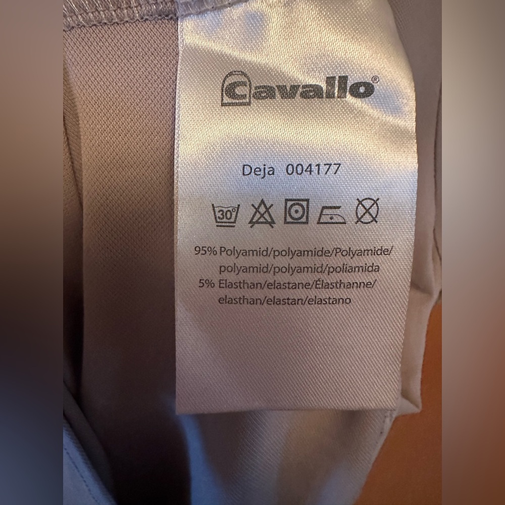 Cavallo Equestrian Apparel Deja Polo Shirt, Grey, Size 6, New Never Worn, NWOT! - Picture 12 of 13